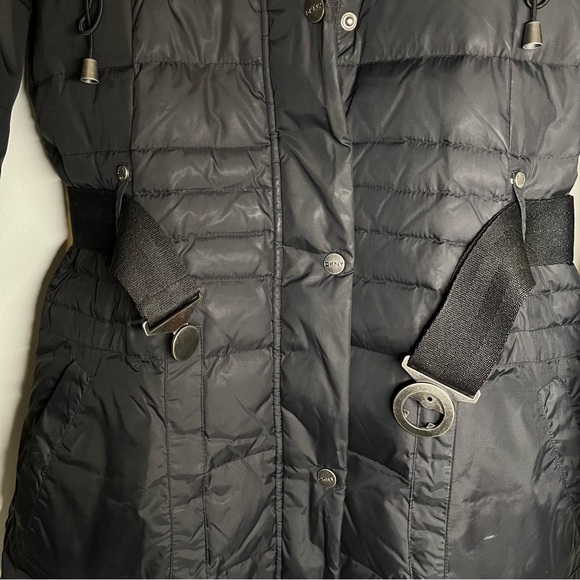 DKNY Down-filled Coat, Black, XS - Picture 6 of 13